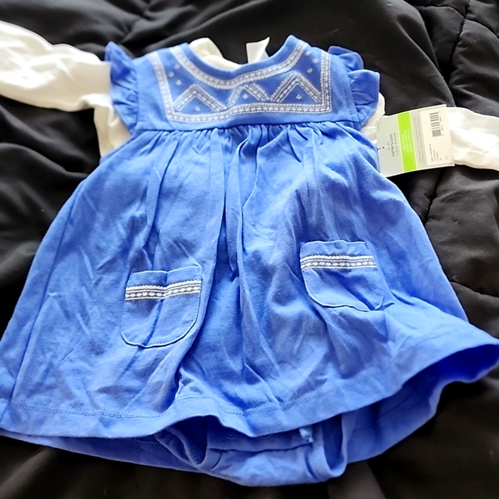 3 month Blue Dress